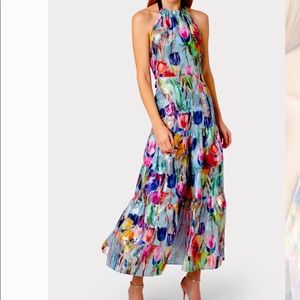 Milly Hayden Halter Dress Size 8.